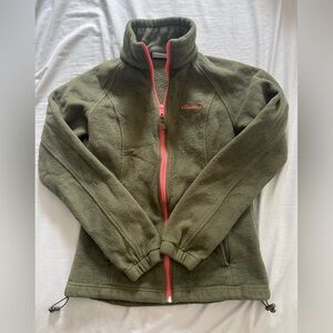 Columbia Fleece Jacket - Olive Green